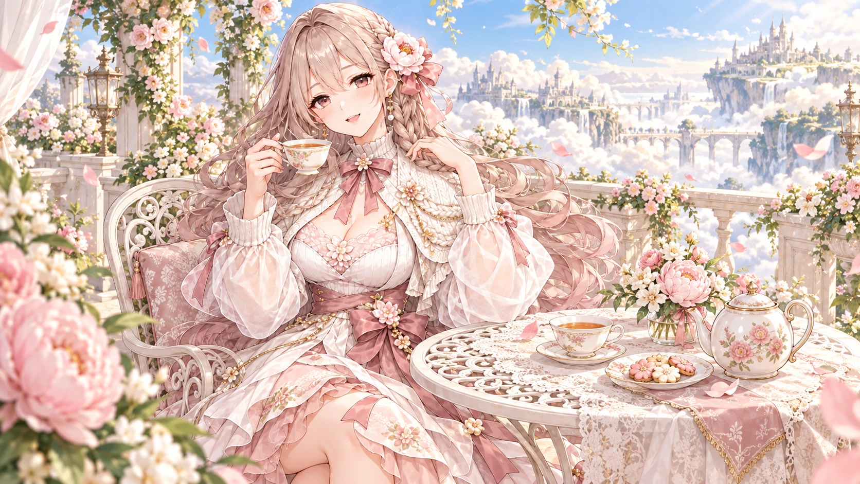 雲の庭のお茶会